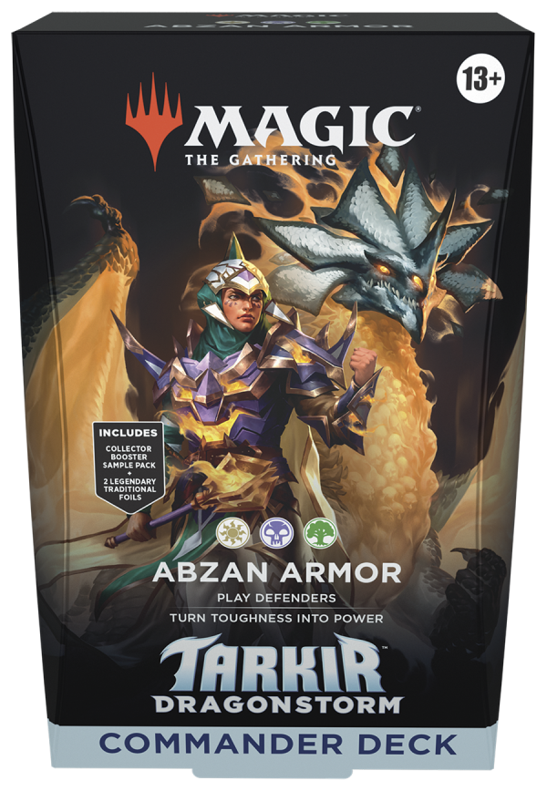 Magic The Gathering Tarkir: Dragonstorm Abzan Armor Commander Deck