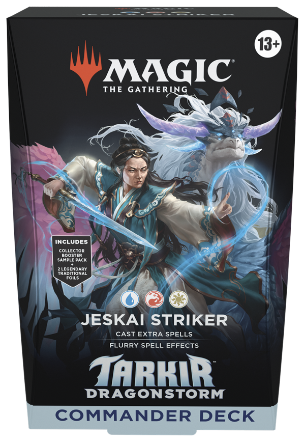 Magic The Gathering Tarkir: Dragonstorm Jeskai Striker Commander Deck Preorder