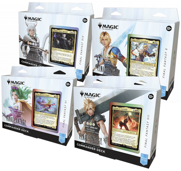 Magic: The Gathering: Final Fantasy Collector Commander Deck (all 4) Preorder