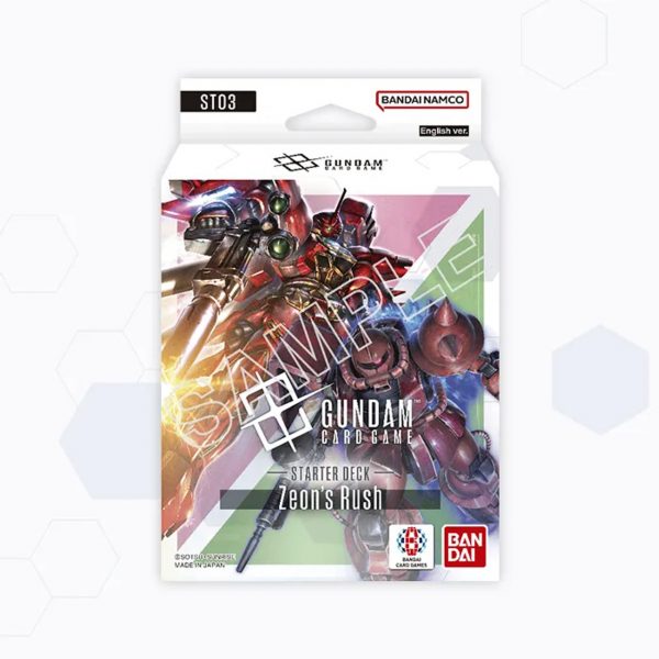 Gundam Card Game: Zeon's Rush Starter Deck (ST03)